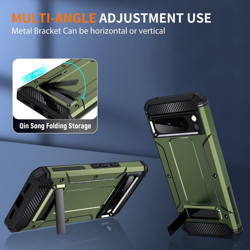 Load image into Gallery viewer, Google Pixel 8/Pro - TPU + PC 2 in 1 Mecha Style Drop Resistant Protective Case - i-Station Mobile Phone & Electronic Device Repair and Accessories