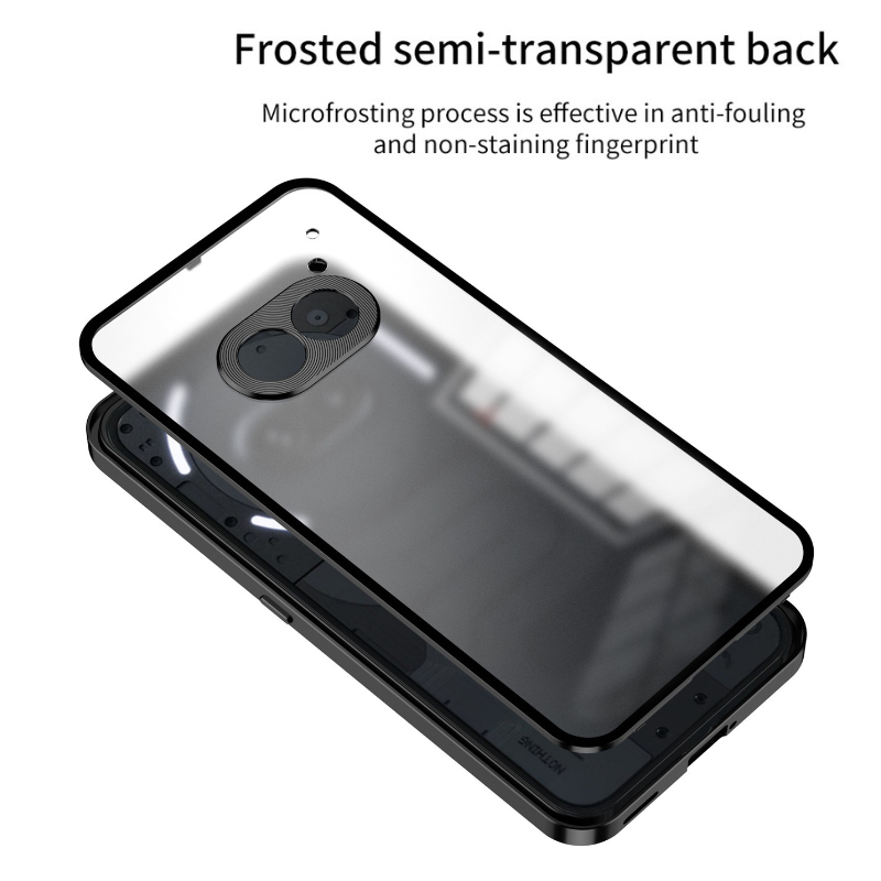 Load image into Gallery viewer, Nothing Phone (3a)/Pro Metal Frame Snap-On Acrylic Phone Case - i-Station Mobile Phone & Electronic Device Repair and Accessories