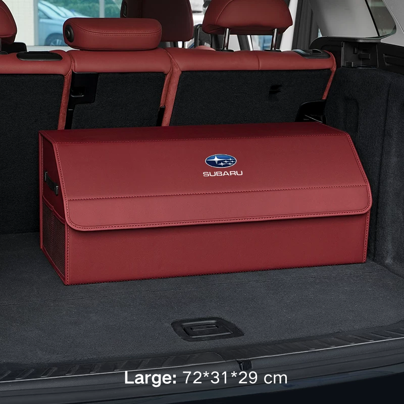 Load image into Gallery viewer, Subaru Microfiber Leather Car Trunk Storage Box for Outback, Forester, Impreza, WRX, XV, Crosstrek, Ascent, Legacy, STI - i-Station Mobile Phone & Electronic Device Repair and Accessories