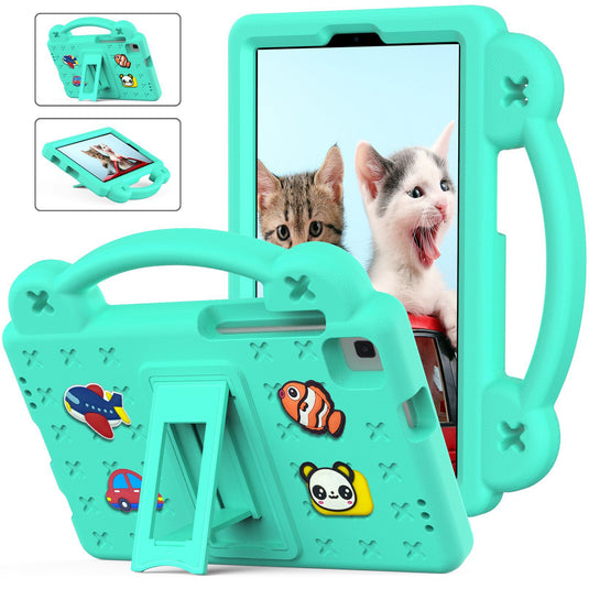 Lenovo Tab K10 10.3" inch 2021 (TB-X6C6F/TB-X6C6X) - Cartoon DIY Beibei Bear Hand Heavy Duty Series Case With Adjustable Stand - i-Station Mobile Phone & Electronic Device Repair and Accessories
