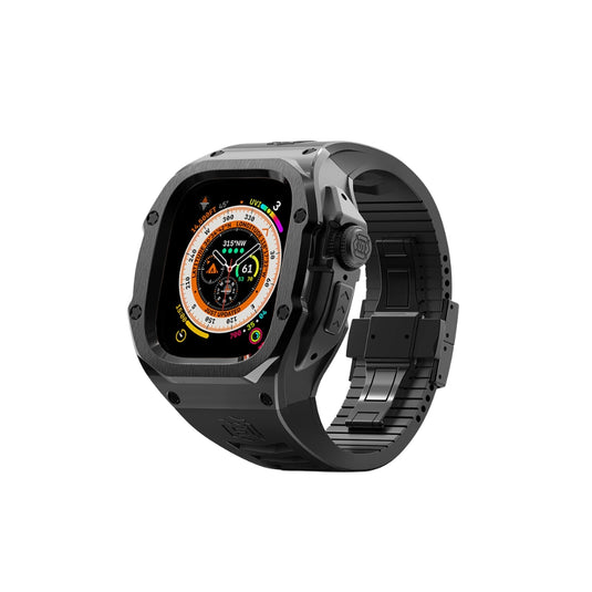 Apple Watch Series 7/8/9/Ultra - Mechanical Metal Stainless Steel Heavy Duty Series Watch Case - i-Station Mobile Phone & Electronic Device Repair and Accessories