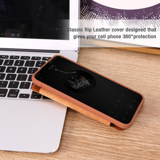 Samsung Galaxy S24 FE - NILLKIN Qin Pro Series Sliding Camera Cover Design Leather Phone Case - i-Station Mobile Phone & Electronic Device Repair and Accessories