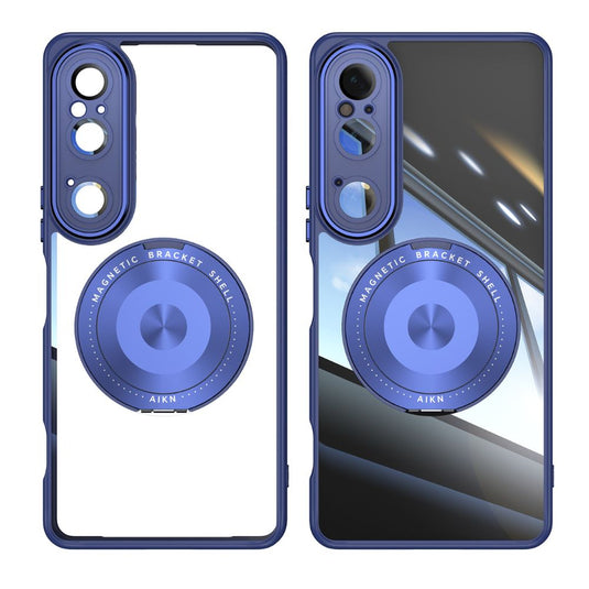 Sony Xperia 10 VI - Simple Transparent Magnetic 360-degree Rotating Stand Series Case - i-Station Mobile Phone & Electronic Device Repair and Accessories