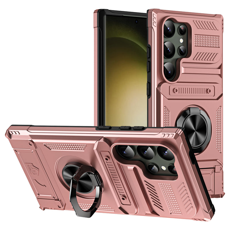 Load image into Gallery viewer, Samsung Galaxy A36 (SM-A366) - Hidden Slot Ring Stand Series Case - i-Station Mobile Phone & Electronic Device Repair and Accessories