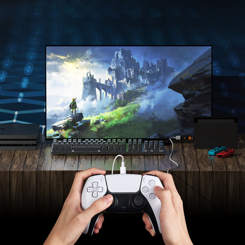 Load image into Gallery viewer, Nintendo Switch/PS5/PS4/PC R90 Wired Gamepads Converter Adapter - Polar Tech Australia