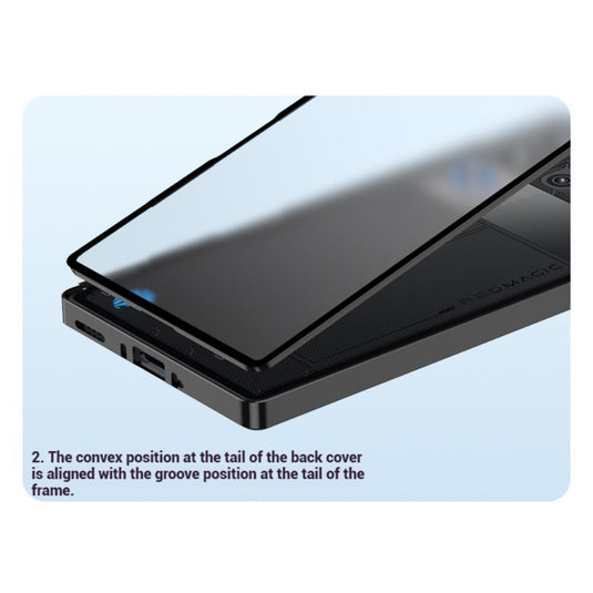 ZTE nubia Red Magic 9S Pro / 9S Pro Plus - Metal Frame Frosted Magnetic Phone Case - i-Station Mobile Phone & Electronic Device Repair and Accessories