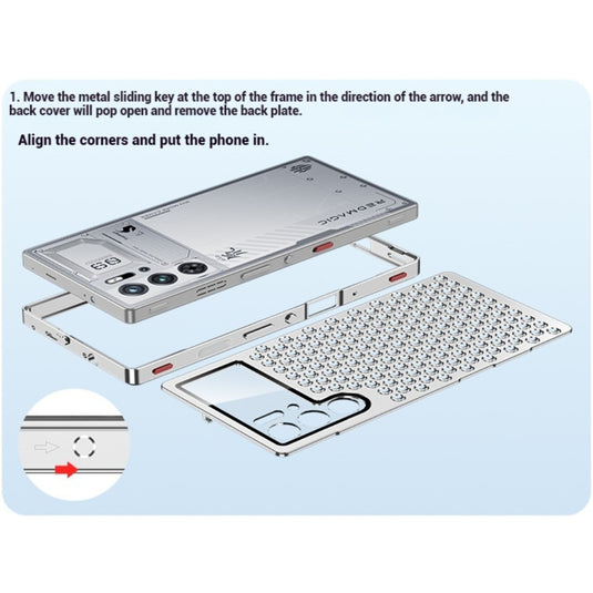 ZTE nubia Red Magic 9S Pro / 9S Pro Plus - Metal Heat Dissipation Phone Case - i-Station Mobile Phone & Electronic Device Repair and Accessories