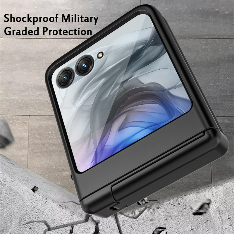 Load image into Gallery viewer, Motorola Moto Razr 60/Ultra Hinge Grid Anti-drop Protective Case - i-Station Mobile Phone & Electronic Device Repair and Accessories