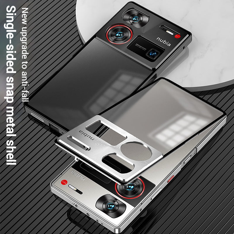 Load image into Gallery viewer, ZTE Nubia Z70 Ultra Metal Frame Matte Shockproof Phone Case with Snap Lock - i-Station Mobile Phone & Electronic Device Repair and Accessories