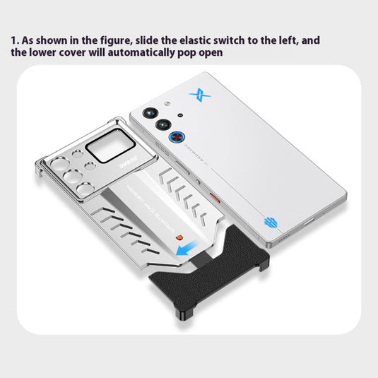 ZTE nubia Red Magic 10 Pro / 10 Pro Plus - Metal Heat Dissipation Clip-On Frameless Shockproof Phone Case - i-Station Mobile Phone & Electronic Device Repair and Accessories