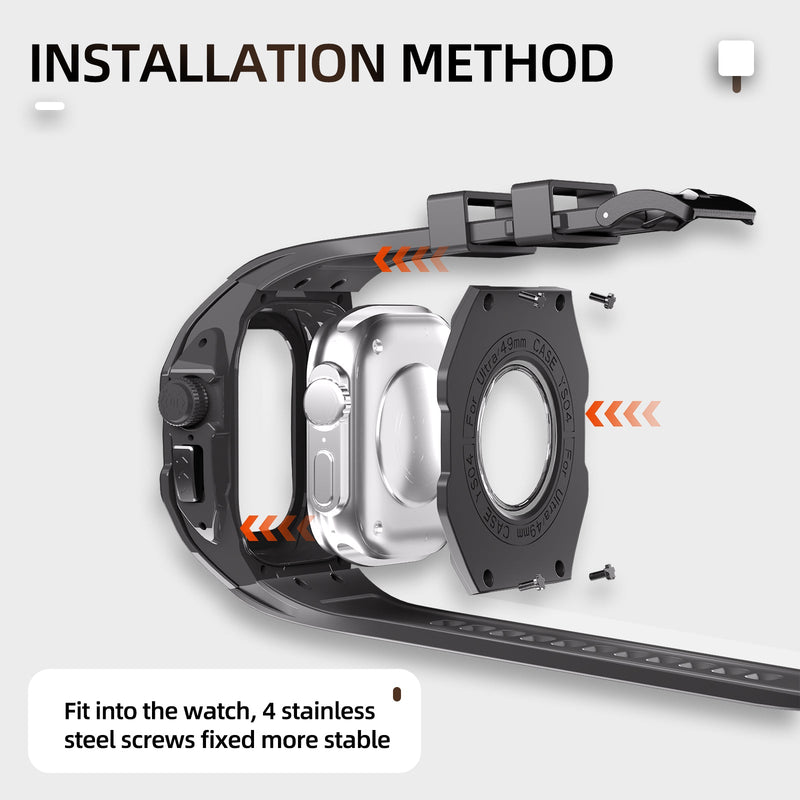 Load image into Gallery viewer, Apple Watch Ultra 1/2 49mm Full Covered Water Proof Portection Heavy Duty Life Proof Case - Polar Tech Australia