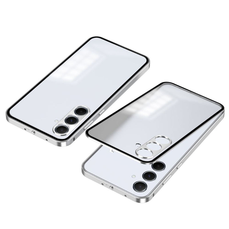 Load image into Gallery viewer, Sony Xperia 1 VI - Snap-on Metal Frame Clear Transparent Tempered Glass Proof Case - i-Station Mobile Phone & Electronic Device Repair and Accessories