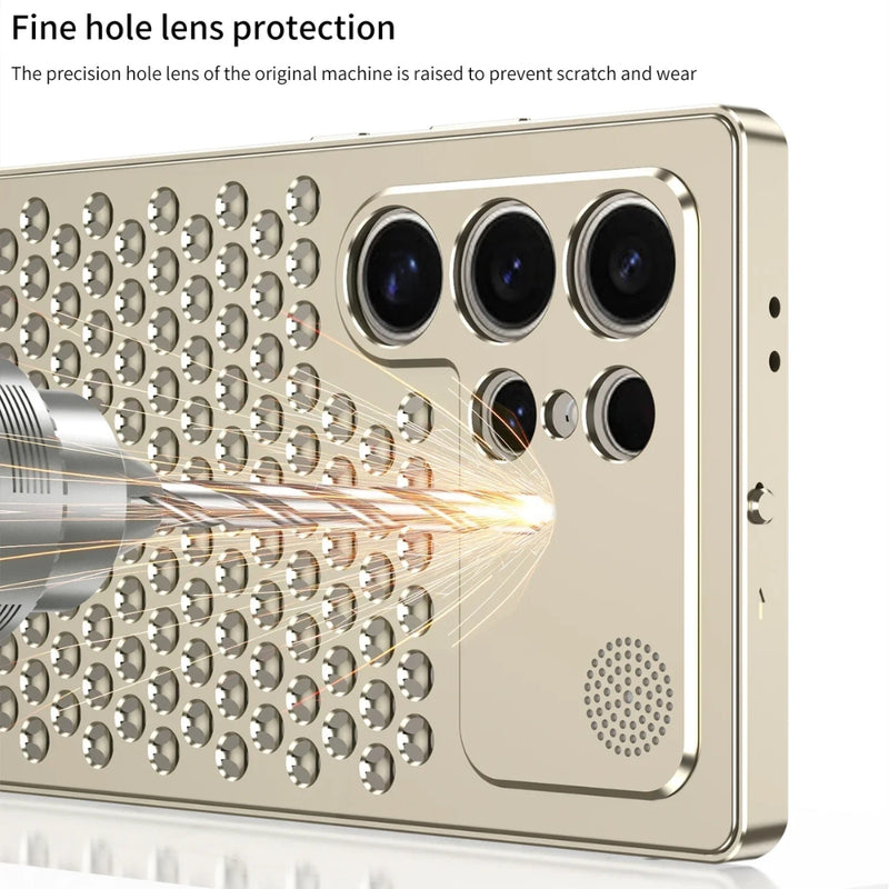 Load image into Gallery viewer, Samsung Galaxy S24/Plus/Ultra - Metal Heat Dissipation Phone Case - i-Station Mobile Phone & Electronic Device Repair and Accessories