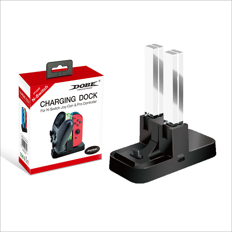 Load image into Gallery viewer, Nintendo Switch Joy-con Pro Colorful LED Charging Station Holder with Cable - Polar Tech Australia