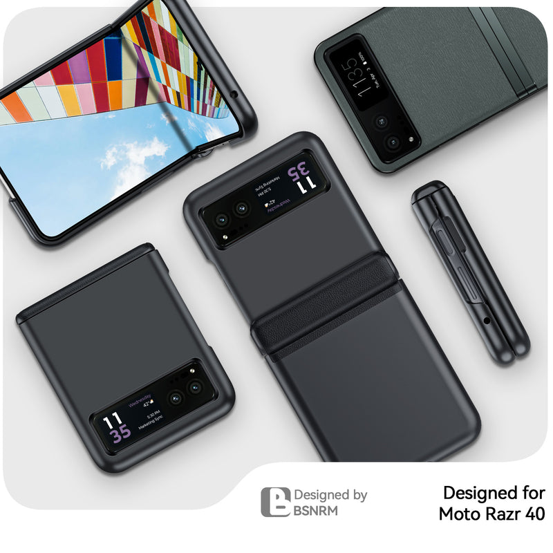 Load image into Gallery viewer, Motorola Moto Razr 40/Ultra Soft-touch PC Thin Shockproof Coated Essentials Series Case - i-Station Mobile Phone & Electronic Device Repair and Accessories