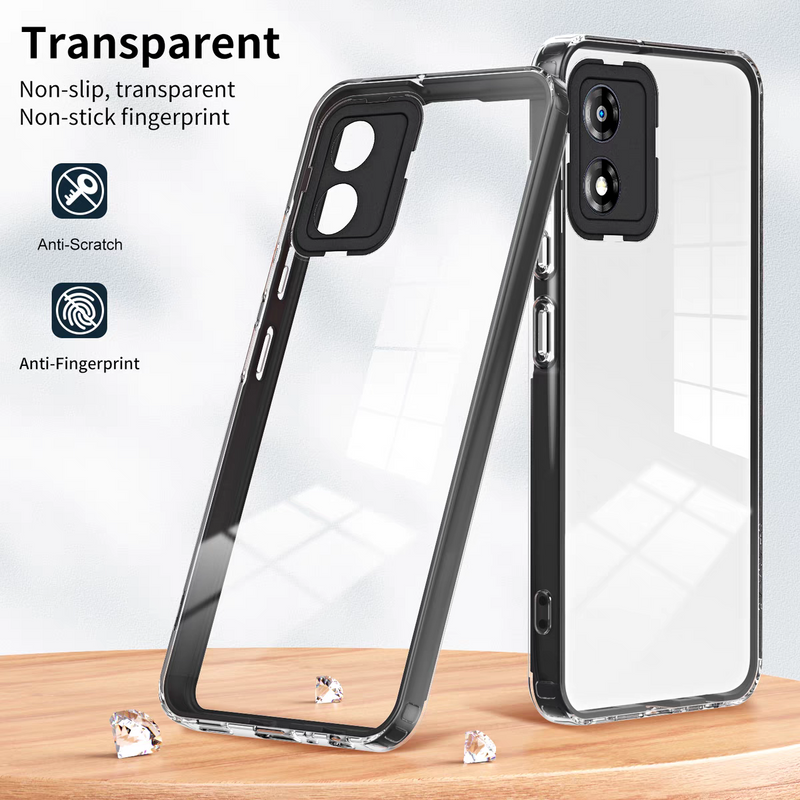Load image into Gallery viewer, Motorola Moto E22/E22i Airbag Shockproof 3-in-1 Transparent Silicone Hard Essentials Series Case - i-Station Mobile Phone & Electronic Device Repair and Accessories