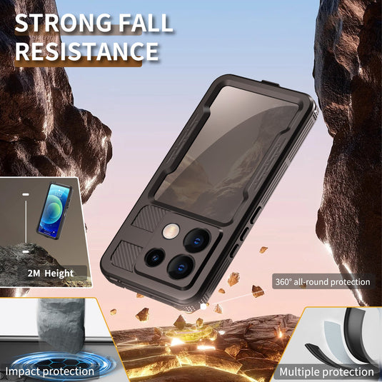 Xiaomi Redmi Note 13 Pro 5G - Shellbox Full Covered Waterproof Heavy Duty Tough Armor Case - Polar Tech Australia