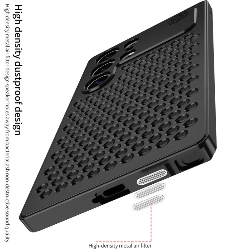Load image into Gallery viewer, Samsung Galaxy S24/Plus/Ultra - Metal Heat Dissipation Phone Case - i-Station Mobile Phone & Electronic Device Repair and Accessories