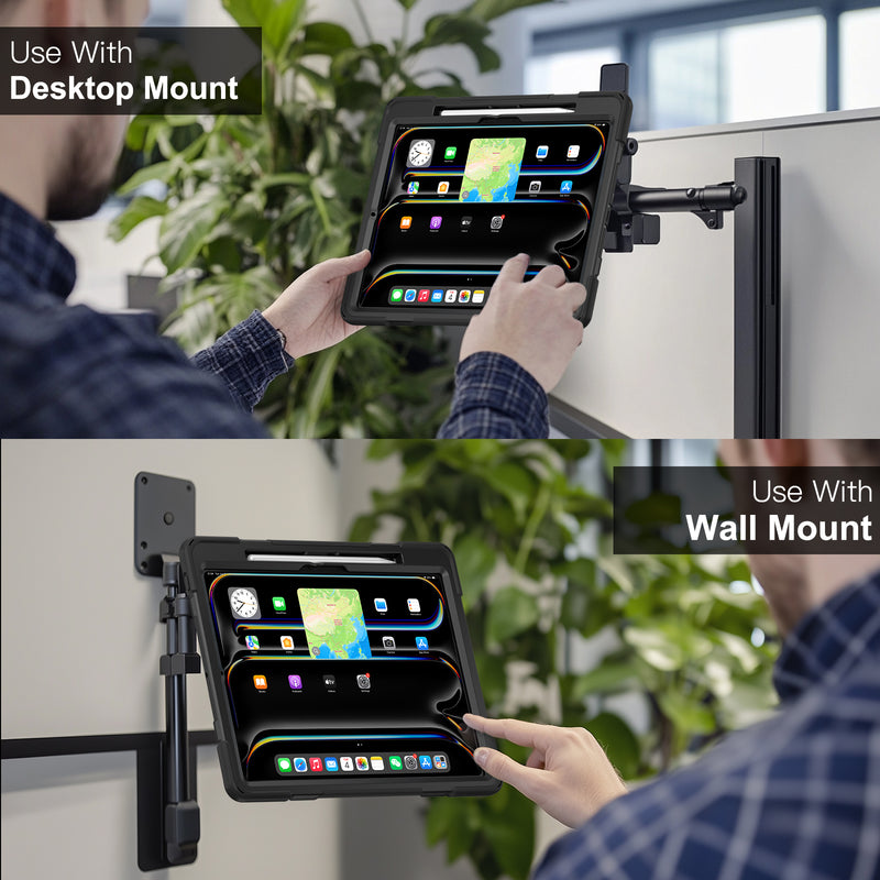 Load image into Gallery viewer, Apple iPad Pro 13-inch M4 (2024) - Metal Heavy Duty Case With 360° Rotation Kickstand Hold - i-Station Mobile Phone & Electronic Device Repair and Accessories