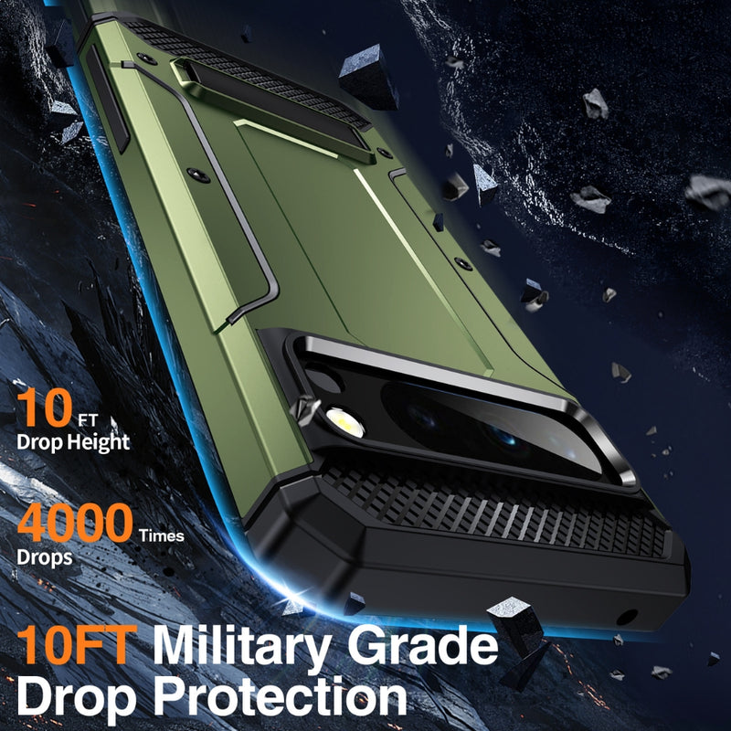 Load image into Gallery viewer, Google Pixel 8/Pro - TPU + PC 2 in 1 Mecha Style Drop Resistant Protective Case - i-Station Mobile Phone & Electronic Device Repair and Accessories