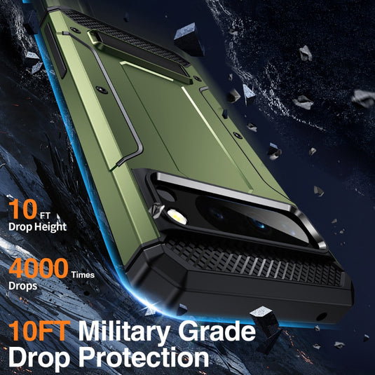 Google Pixel 8/Pro - TPU + PC 2 in 1 Mecha Style Drop Resistant Protective Case - i-Station Mobile Phone & Electronic Device Repair and Accessories