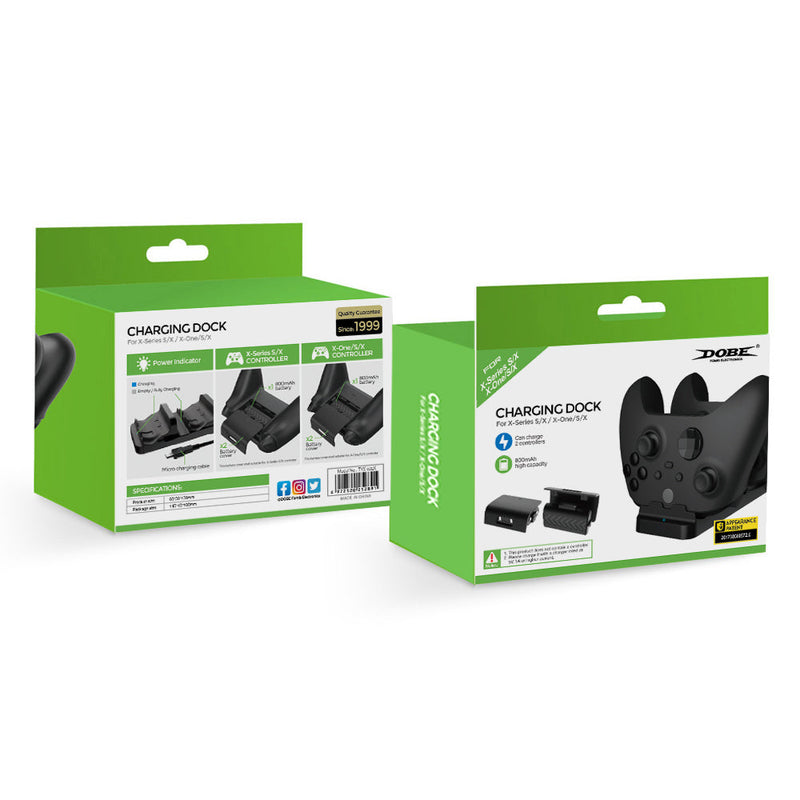 Load image into Gallery viewer, Xbox Series S / X Controller Charging Dock Dual Gamepad Charging Stand with Dual Battery Pack - Polar Tech Australia