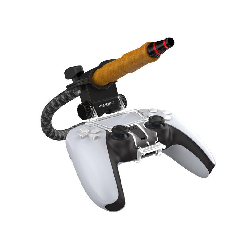 Load image into Gallery viewer, PS5 Adjustable Game Smoke Pipe Holder Clip Hookah Gamepad Joystick Clamp Bracket - Polar Tech Australia