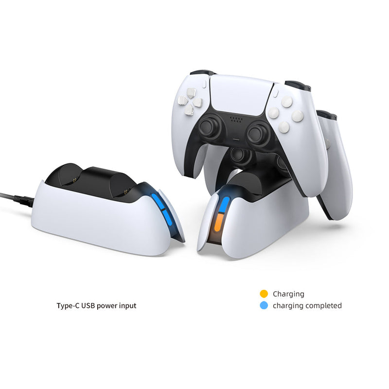 Load image into Gallery viewer, PS5 Joystick PlayStation 5 Dual Controller Charger Dock Station with LED Indicator - Polar Tech Australia