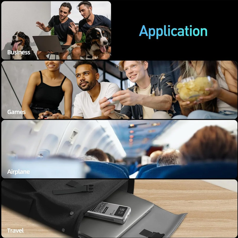 MOVE SPEED Laptop Power Bank 25000mAh 130W (YSPBM25)-Silver - i-Station Mobile Phone & Electronic Device Repair and Accessories