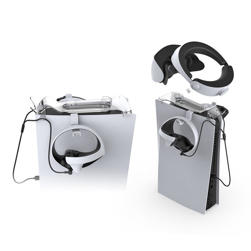 Load image into Gallery viewer, Sony PlayStation PS5 / VR2 VR Handle Bracket Headphone Hanger with 2-in-1 Type-C Charging Cable - Polar Tech Australia