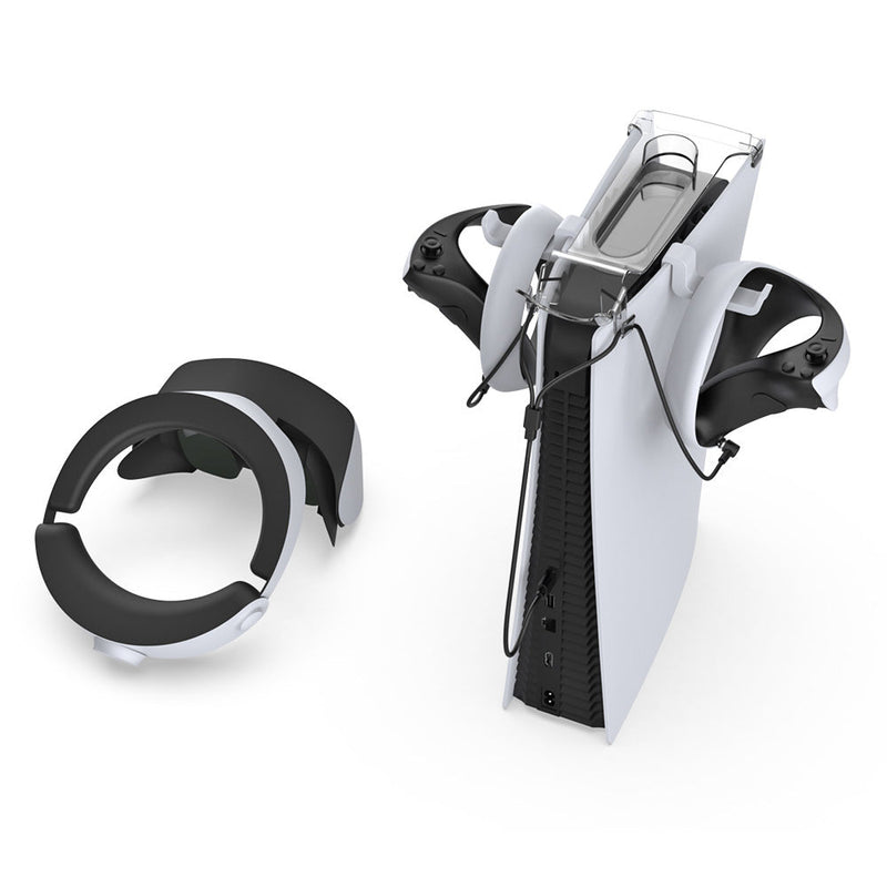 Load image into Gallery viewer, Sony PlayStation PS5 / VR2 VR Handle Bracket Headphone Hanger with 2-in-1 Type-C Charging Cable - Polar Tech Australia
