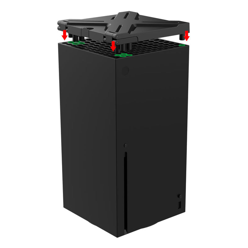 Load image into Gallery viewer, Xbox Series X Game Console Dust-Proof Protector Cover with Headset Holder - Polar Tech Australia