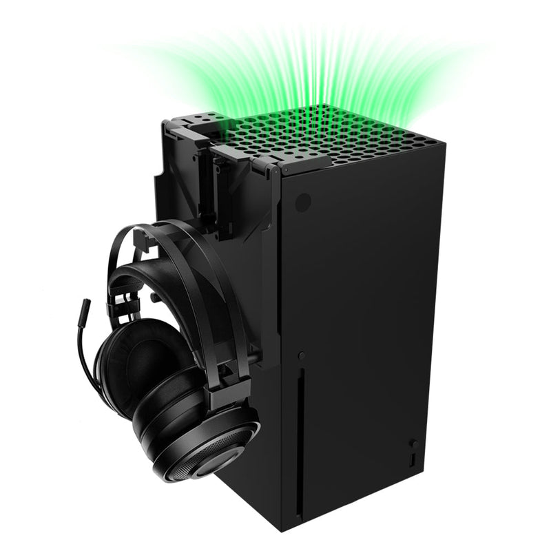 Load image into Gallery viewer, Xbox Series X Game Console Dust-Proof Protector Cover with Headset Holder - Polar Tech Australia