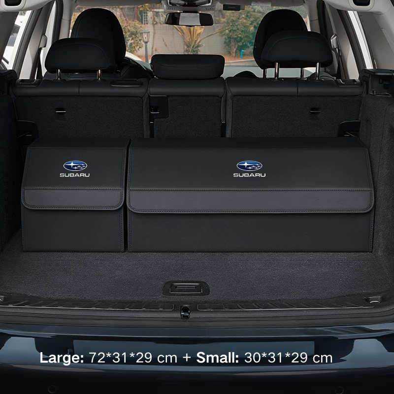 Load image into Gallery viewer, Subaru Microfiber Leather Car Trunk Storage Box for Outback, Forester, Impreza, WRX, XV, Crosstrek, Ascent, Legacy, STI - i-Station Mobile Phone & Electronic Device Repair and Accessories
