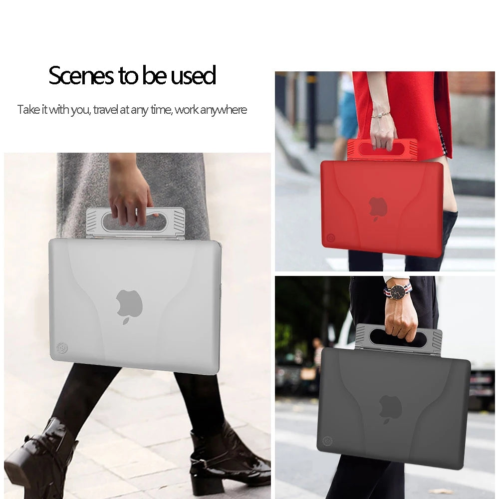 MacBook Pro 13" (A2251 & A2289 & A2338) - Multi-function Ultra-thin Translucent Heat Dissipation Protective Case - i-Station Mobile Phone & Electronic Device Repair and Accessories