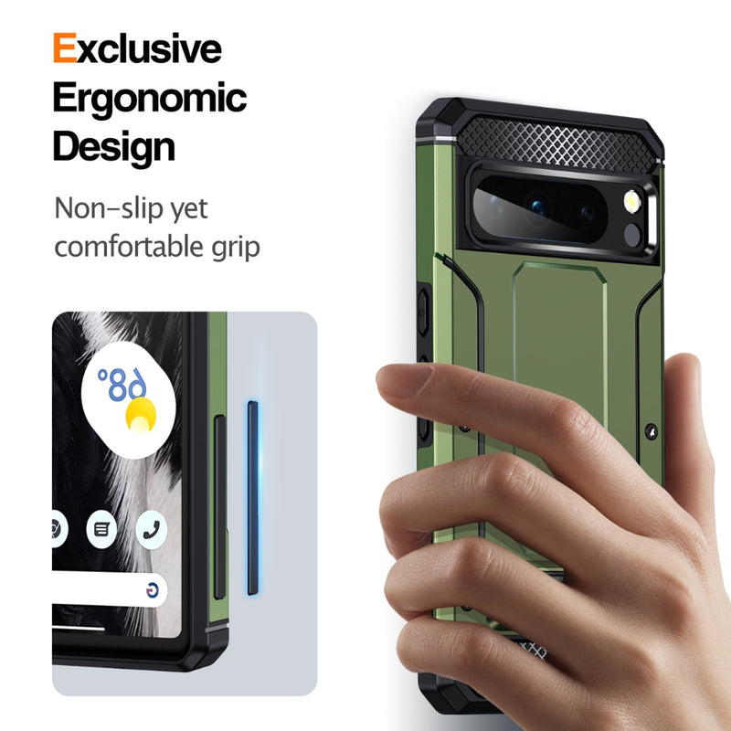 Load image into Gallery viewer, Google Pixel 8/Pro - TPU + PC 2 in 1 Mecha Style Drop Resistant Protective Case - i-Station Mobile Phone & Electronic Device Repair and Accessories