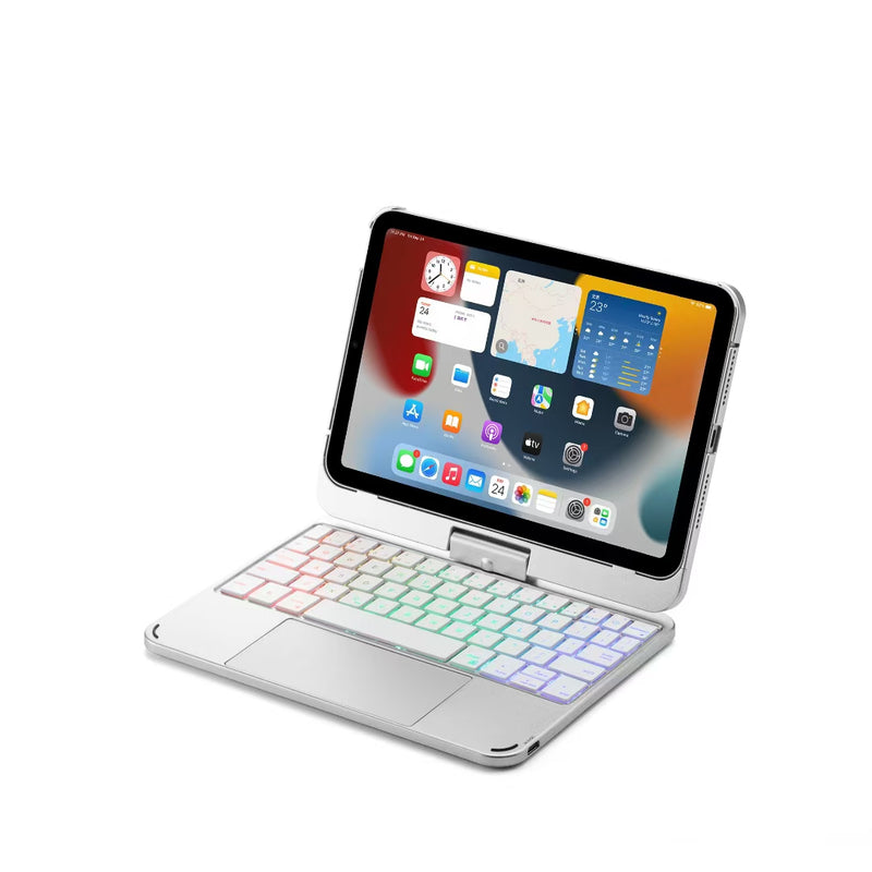Load image into Gallery viewer, Apple iPad Mini 6/7 8.3'' 6/7th Gen (2021/2024) 360° Rotating Wireless Touchpad Keyboard Flip Cover Case - i-Station Mobile Phone & Electronic Device Repair and Accessories
