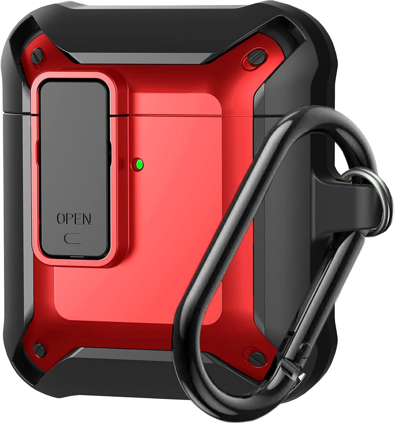Load image into Gallery viewer, Apple AirPods 1/2 - Full Drop Protection Auto Pop-Up Lid Design Cover Heavy Duty Protecive Case - i-Station Mobile Phone & Electronic Device Repair and Accessories
