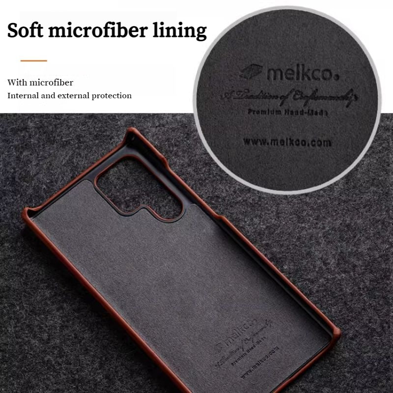 Load image into Gallery viewer, Samsung Galaxy S25 & Plus & Ultra - Premium Genuine Leather Business Shockproof Soft-Touch Case - i-Station Mobile Phone & Electronic Device Repair and Accessories