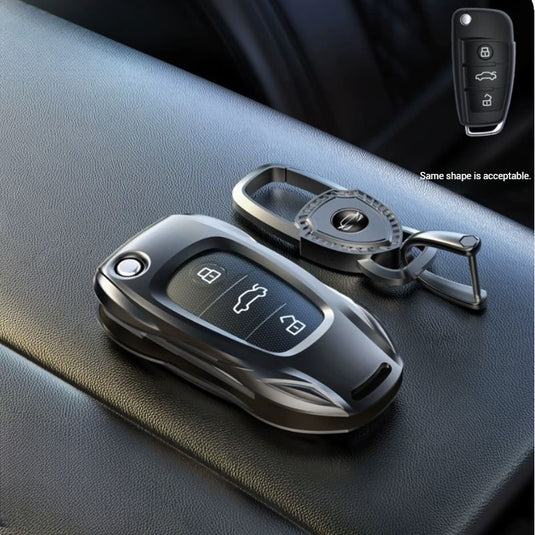 Audi Zinc Alloy Silicone Car Key Fob Case Cover For A3 For A4, A5, Q3, Q7, Audi TT - i-Station Mobile Phone & Electronic Device Repair and Accessories