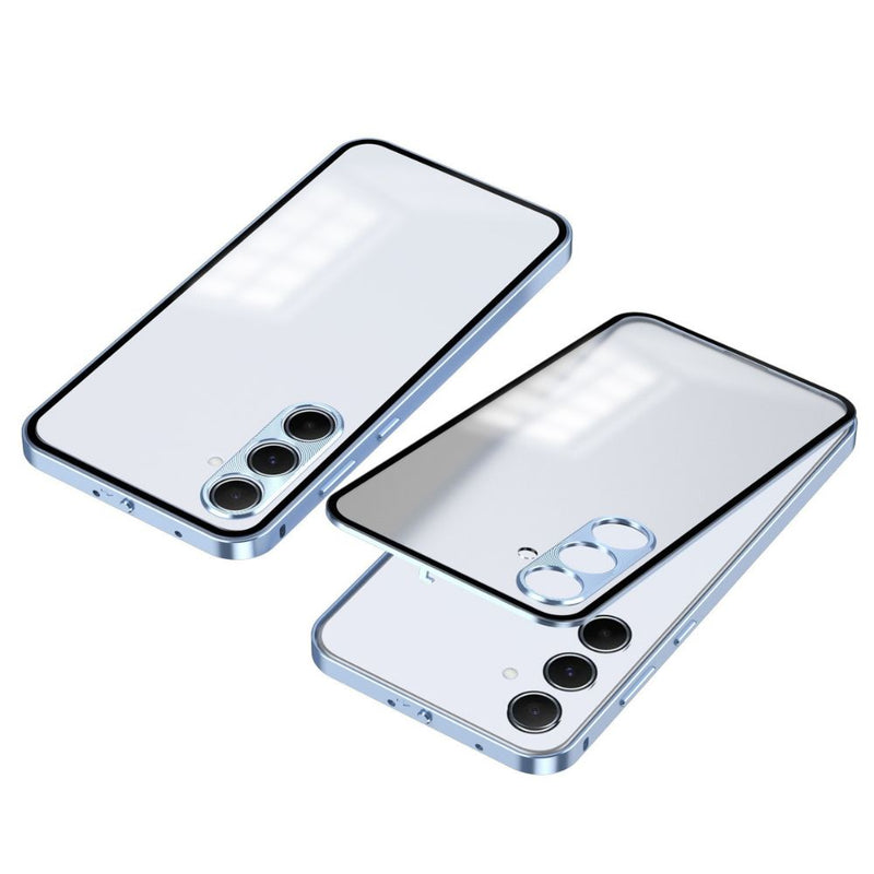 Load image into Gallery viewer, Sony Xperia 1 VI - Snap-on Metal Frame Clear Transparent Tempered Glass Proof Case - i-Station Mobile Phone & Electronic Device Repair and Accessories