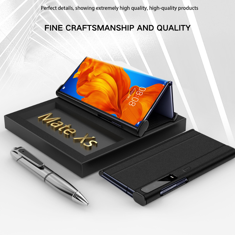 Load image into Gallery viewer, Huawei Mate X/XS Minimalist Folding Bracket Protective Genuine Leather Series Case - i-Station Mobile Phone & Electronic Device Repair and Accessories
