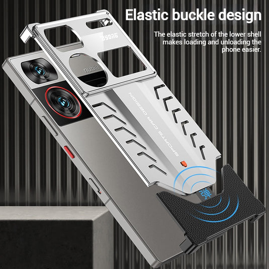 ZTE Nubia Z60 Ultra/Leading Metal Frame Matte Shockproof Phone Case with Snap Lock - i-Station Mobile Phone & Electronic Device Repair and Accessories