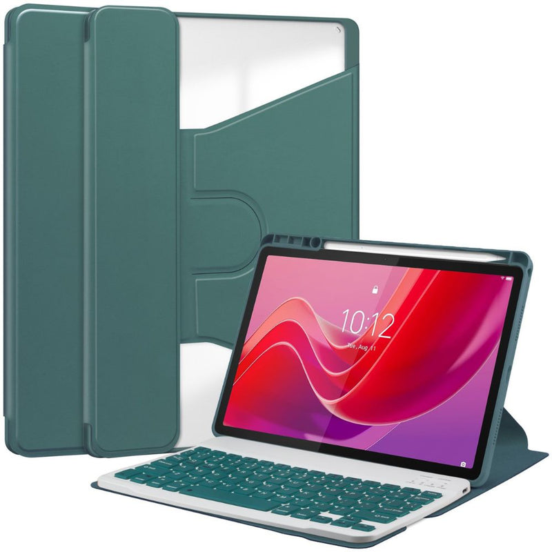 Load image into Gallery viewer, Lenovo Tab M11 11.0" 2024 (TB-330XU/330FU) - Detachable Wireless Touchpad Keyboard Case With RGB Backlight - i-Station Mobile Phone & Electronic Device Repair and Accessories