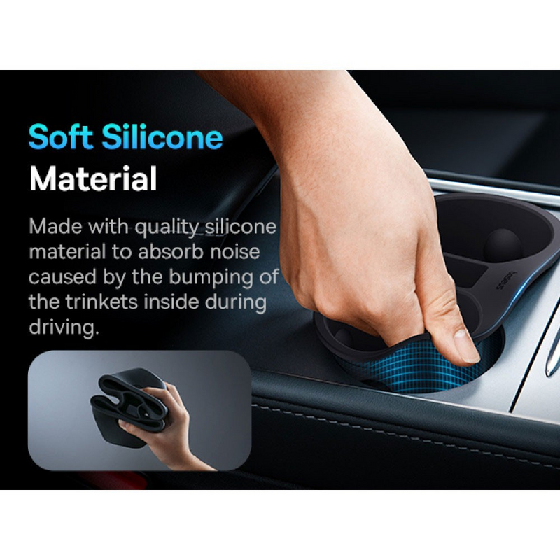 Load image into Gallery viewer, Baseus T-Space Series Cup Holder for Tesla Cluster Black - i-Station Mobile Phone & Electronic Device Repair and Accessories