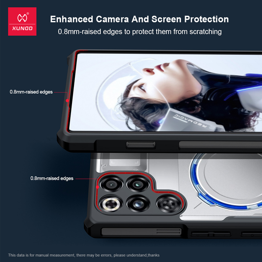 ZTE Nubia RedMagic 11 Pro/Plus Minimalist Clear Full-Body Shockproof Case - i-Station Mobile Phone & Electronic Device Repair and Accessories
