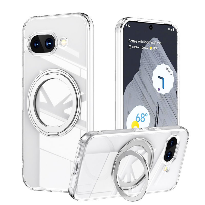 Load image into Gallery viewer, Google Pixel 9A - 360° Rotating Stand Full-Cover Matte Shockproof Case - i-Station Mobile Phone & Electronic Device Repair and Accessories