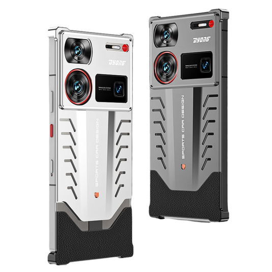 ZTE Nubia Z60 Ultra/Leading Metal Frame Matte Shockproof Phone Case with Snap Lock - i-Station Mobile Phone & Electronic Device Repair and Accessories