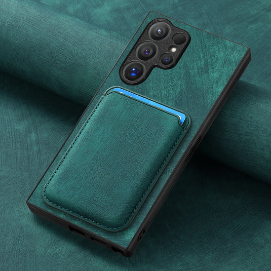 Samsung Galaxy A55 5G (SM-A556) - Business Shockproof Magnetic Attraction Leather Wallet Series Case - i-Station Mobile Phone & Electronic Device Repair and Accessories