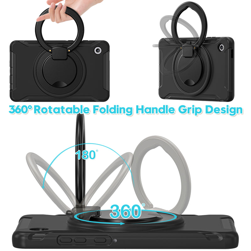 Load image into Gallery viewer, Samsung Galaxy Tab A11 (2025) 8.7" 360° Rotating Shockproof Rugged with Hand Strap Case
